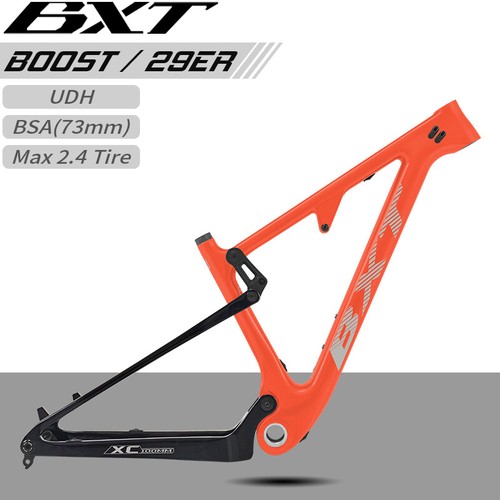 BXT 29er XC Suspension MTB Frame Full Carbon Mountain Bike Fiber 148*12mm New - Picture 2 of 40
