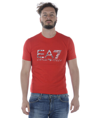 Emporio Armani EA7 T-Shirt Sweatshirt Man Red 3ZPT84PJM5Z 1451 Sz XXL MAKE OFFER