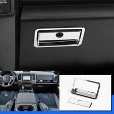 Chrome Co-Pilot Storage Box Handle Cover Trim Fit For Ford F150 F-150 2015-2020