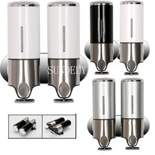 UK SOAP DISPENSER SHAMPOO CONDITIONER GEL LIQUID SOAPS WALL MOUNTED LOCKABLE