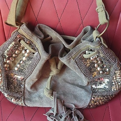 Leather handbag MINELLI