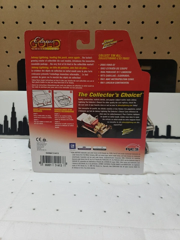 Porsche 911 Carrera Classic Gold Collection 1986 Johnny Lightning en negro Foto 3 de 3