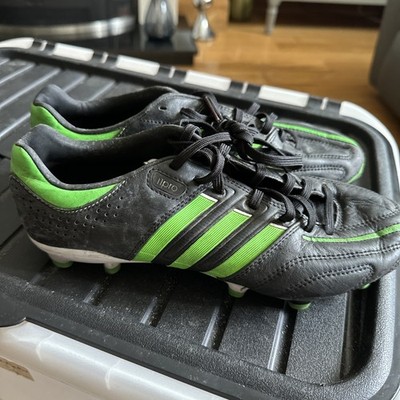 Adidas adipure 11pro Fußballschuhe Formstollen grün gestreift gebraucht aber gut