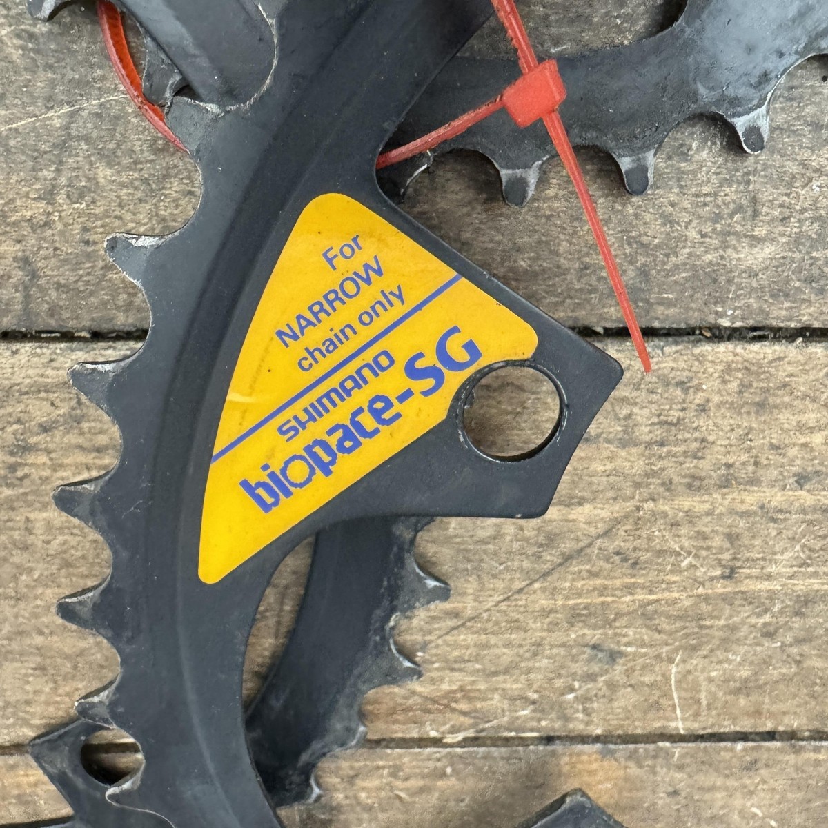 SHIMANO biopace-HP 36T チェーンリング Vintage Shimano Biopace HP Chainrings Set 46/36/26 Oval 110/74 BCD
