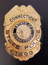S/G09 - US-Polizeiabzeichen - CONNECTICUT STATE  POLICE -HM ORBER