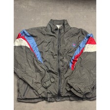 Vintage Givenchy Active Sports Track Jacket Gray Color block Size XL