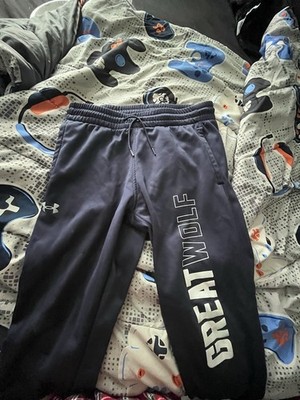 Under Armour Men's Navy Jogger Pants Elastic Waist Drawstring Size L