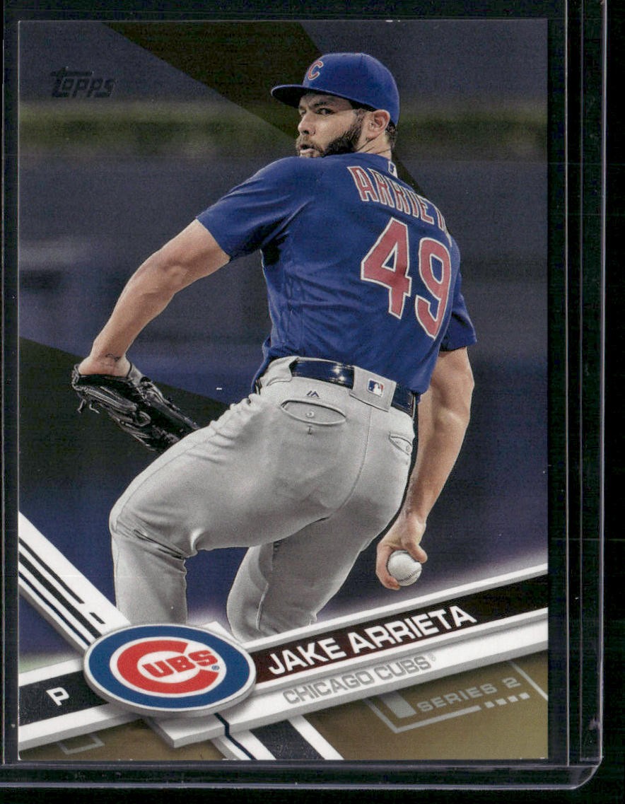 2017 Topps #528 Jake Arrieta Gold #/2017