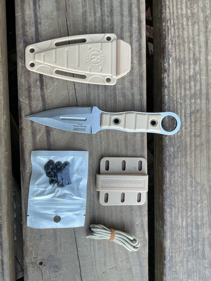 Cuchillo ruso Kizlyar daga táctica caqui espiga Шип Foto 4 de 4