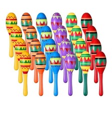 Fiesta Fun Mexican Maracas 48 Pcs
