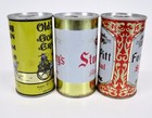Old Shay, Stoney's, Fort Pitt beer cans, empty, wide seam, straight steel, b/o — photo 2