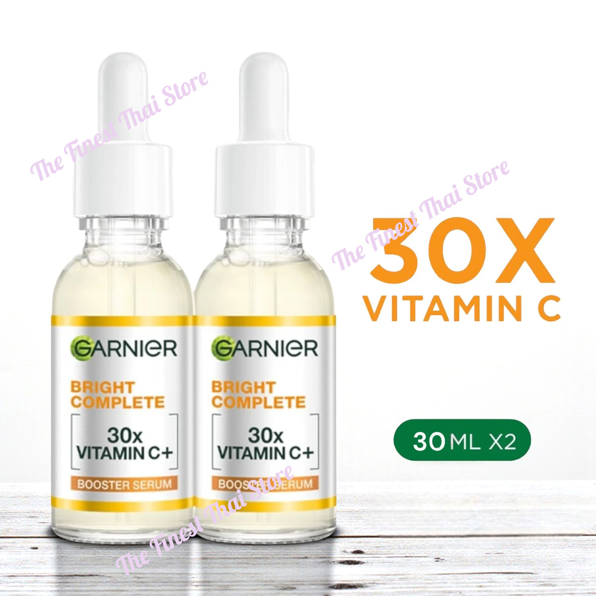 Garnier Bright Complete 30X Vitamin C Booster Serum 30 ml pack of