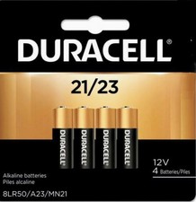 Duracell 21/23 12V Alkaline Batteries A23 MN21 4-Pack - Exp 2029 - Pack Of 2 -8