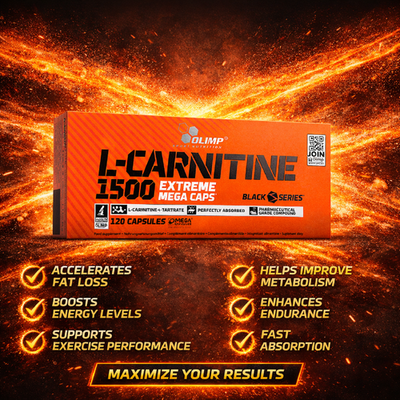 OLIMP L-CARNITINE - 90-210 Caps -Blisters- Fat Burner Slimming Pills Weight  Loss