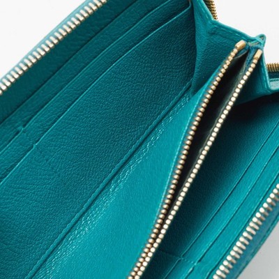 小物 2000s MIUMIU leather zip wallet Miu Miu Green Leather Zip Around Wallet | eBay