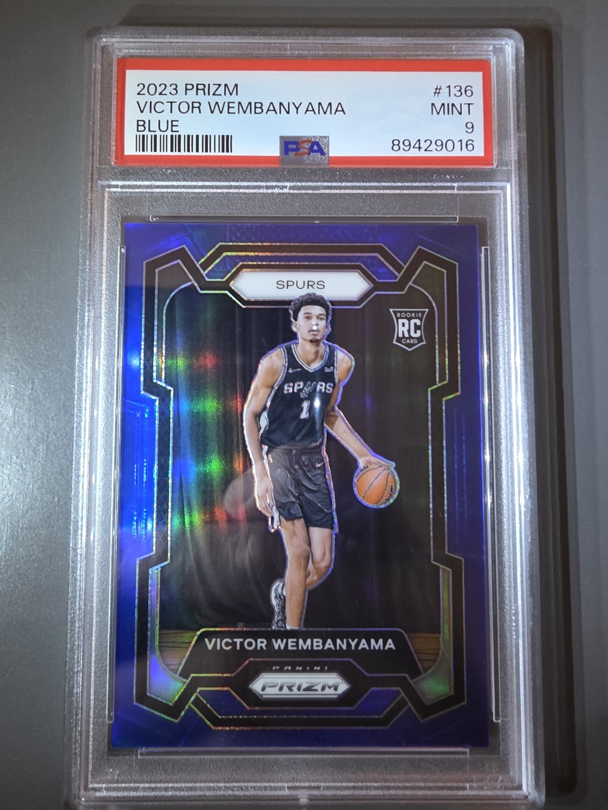 2023 Panini Prizm - Victor Wembanyama #136 Blue Prizm /199 (RC) ROOKIE 🔥