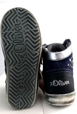 S.Oliver Kinder Winter Stiefeletten Boots Schuhe Leder Reißverschluss Gr. 25 Neu
