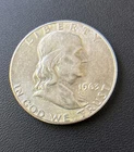 1963-DFranklin 90% Silver Half Dollar