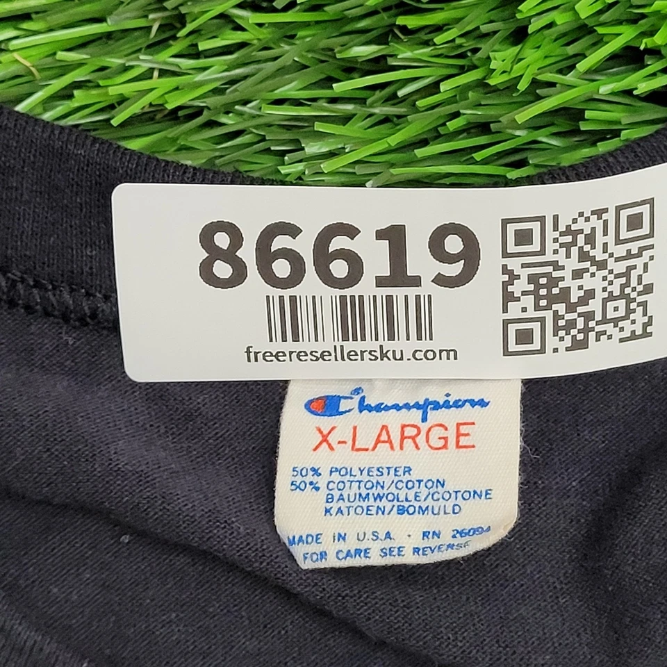 Camisa Sarcasmo Antigua Divertida Años 80 De Colección Mujer XL 22x27 Negra EE. UU. Foto 4 de 4