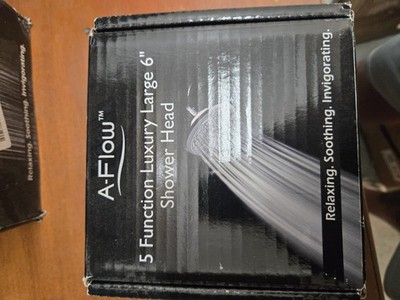A-Flow 5 Function Luxury Shiwer Head 6''