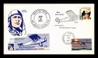 DR JIM STAMPS US COVER LINDBERGH FLIGHT 50TH ANNIVERSARY FDC COMBO DUAL CANCEL