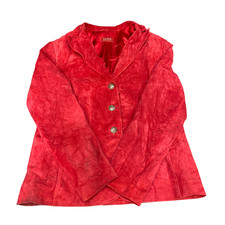 Taifun Collection Suede Leather Blazer Jacket...