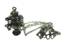 Turibolo Cm 17 per Pastori Alti 20/25 Cm - Incensiere Presepe