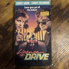 License To Drive (1988 First 1st Release, CBS/FOX VHS) Corey Haim/Feldman -Nice!