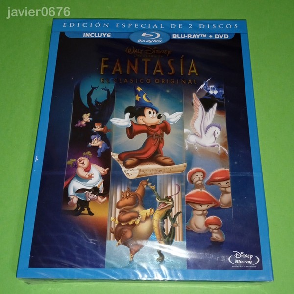 FANTASIA CLASICO DISNEY NUMERO 3 - BLU-RAY + DVD NUEVO Y PRECINTADO SLIPCOVER