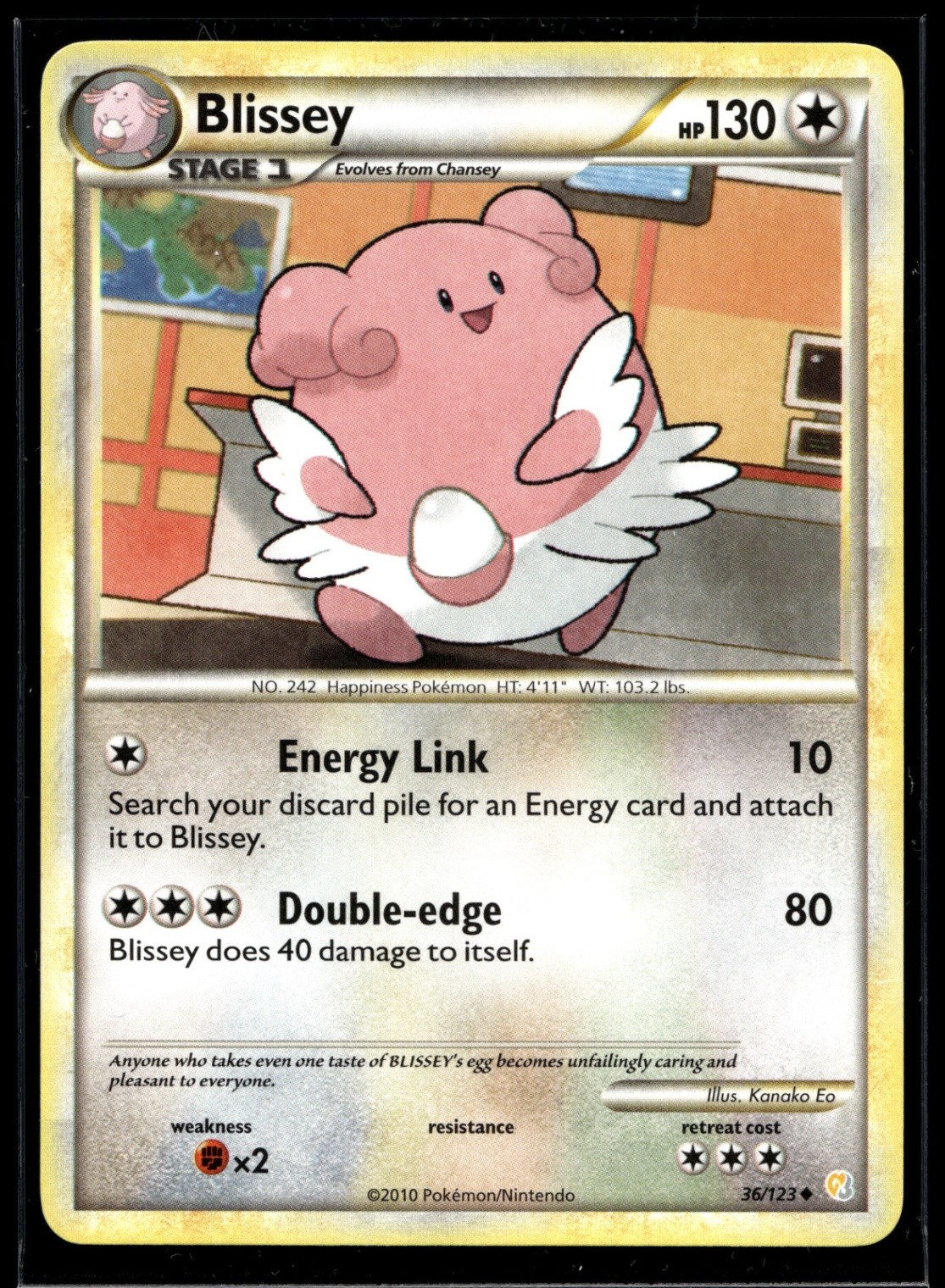 Blissey Uncommon HeartGold SoulSilver 36/123 NM