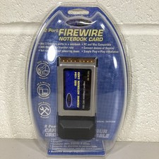 Dynex IEEE 1394 Firewire Notebook Card DX-FC202 PC Modem 100/200/400Mbps Cardbus