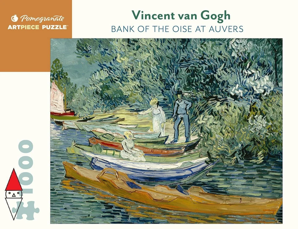 PUZZLE ARTE POMEGRANATE VAN GOGH BANK OF THE OISE AT AUVERS 1000 PZ - Immagine 3 di 3