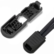 Premium Nylon Cord End Tips Zipper Pull Tabs Shoe Lace End Clips 12 Pack