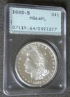 1880 S MORGAN SILVER DOLLAR ~ PCGS MS64 PL ~ RATTLER ~ A REAL BEAUTY ~ POP 4,913