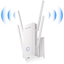 WAVLINK AX3000 WiFi Extender, Dual Band WiFi 6 Booster with 5 High-Gain Antennas