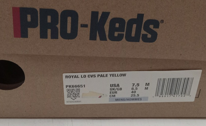 Pro Keds New Men's Royal Lo CVS Pale Yellow Sneakers Size 7.5m | eBay
