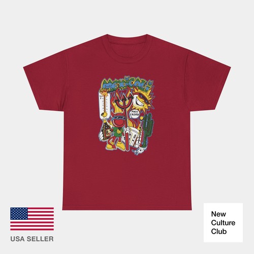 Classic World Industries Devil Man Mexicali Parody 90s Y2K Skate T-Shirt Rare