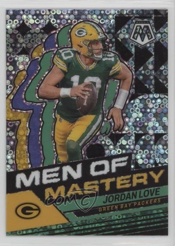 2024 Panini Mosaic Men of Mastery No Huddle Silver Prizm Jordan Love #MM-2 7sd