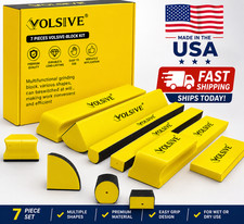7pcs Hand Sanding Block Set Rectangle Handheld Sanding Pad Hook And Loop Inter 7pcs Hand Sanding Block Set Rectangle Handheld Sanding Pad Hook And Loop Inter