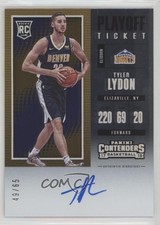 2017-18 Panini Contenders Rookie Playoff Ticket 49/65 Tyler Lydon #124 Auto 0f8
