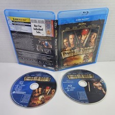 Pirates of the Caribbean: The Curse of the Black Pearl (Blu-ray, 2003, 2-Discs)
