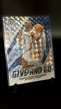 2023-24 Panini Mosaic Prizm #5 Give and Go Shai Gilgeous-Alexander SGA