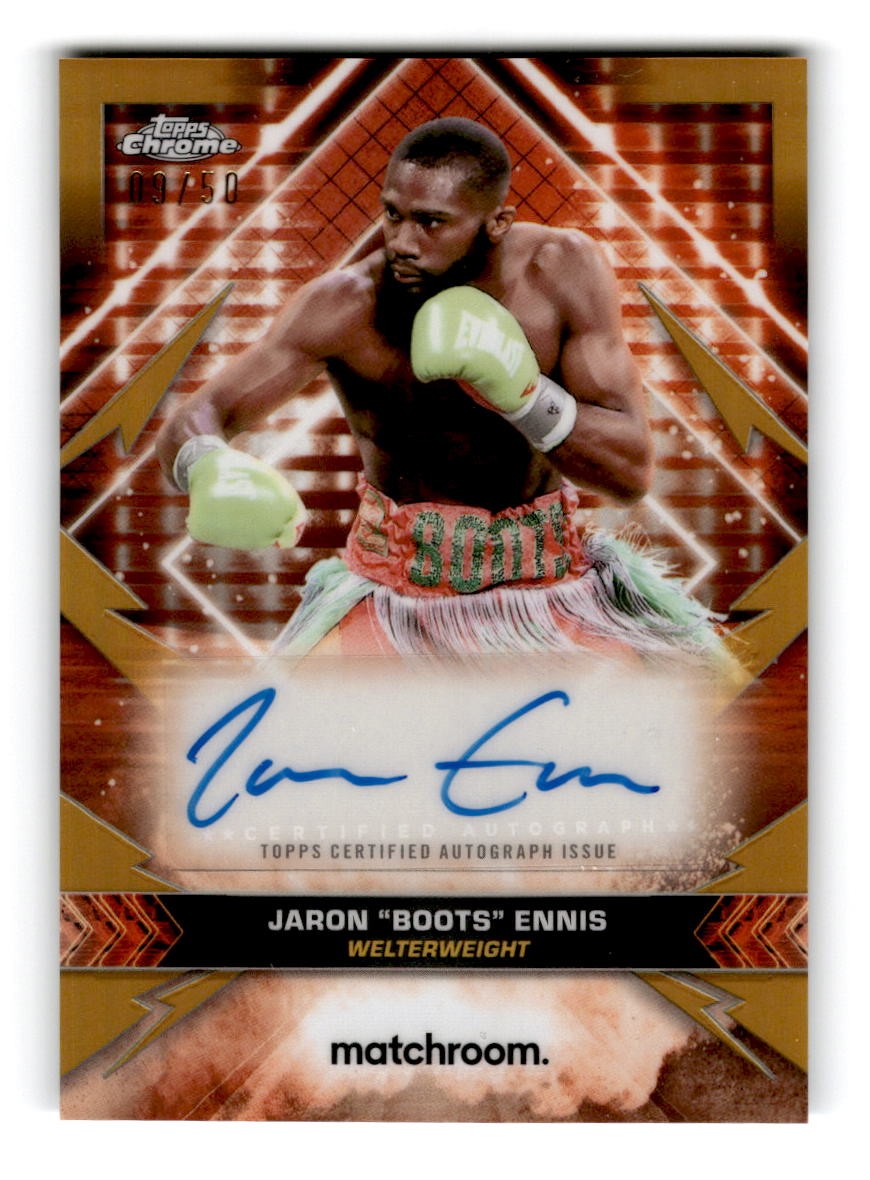 2024 Topps Chrome #CAS-JE Jaron Ennis Championship Autographs Gold /50
