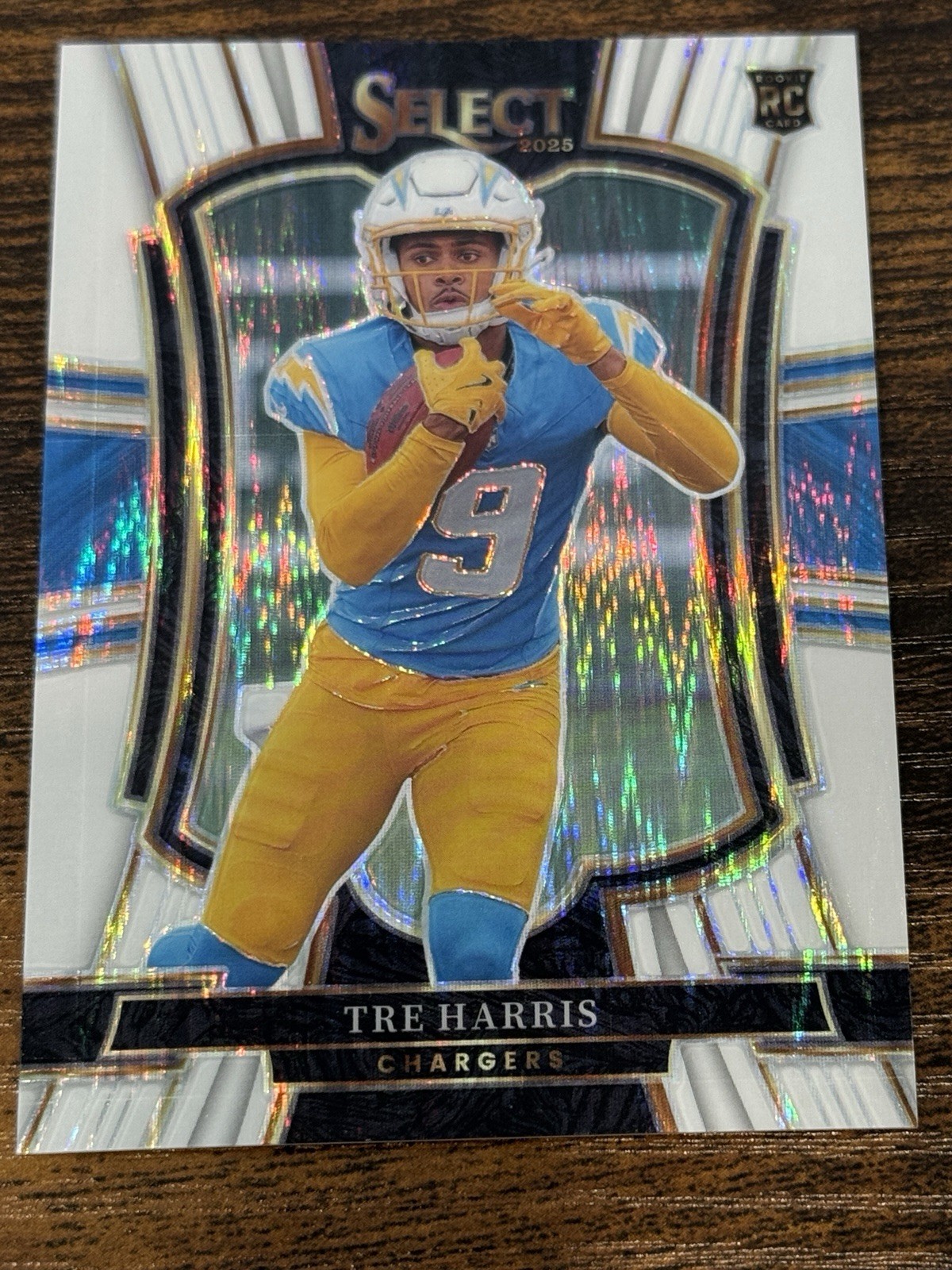 2025 Panini Select Tre Harris White Shock Concourse Level Prizm #101 /799 RC