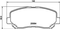 Bremsbelagsatz Scheibenbremse Hella Pagid 8DB 355 020-511 FüR KF KE GH CX Mazda