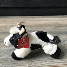 AURORA FLOPSIES MINI MOO the COW Stuffed Animal Plush 7" Lovey