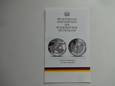 Broszura "10 euro srebrna moneta okolicznościowa RFN 2011 " 125. lat motoryzacji