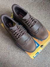 Mens Skechers UK Size 10 Garza Sully Slip Ins Brogue Style Stretch Lace Shoes