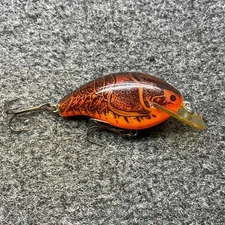Rebel Wee R Vintage Squarebill Crankbait Lure 3/8oz  - F9375 Naturalized Craw