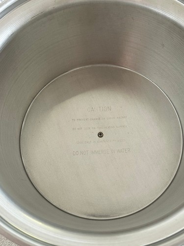 Pentola da cucina vintage anni 70 Grandinetti 5 qt tutto americano ~ nuova vecchio magazzino - Foto 5 di 7
